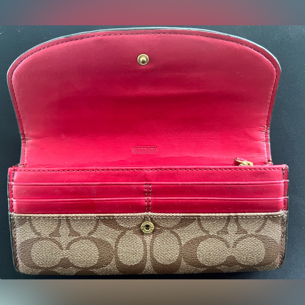 Signature Canvas Wallet With Snap Closer - image 3